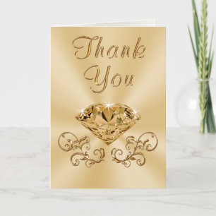 Cartes de Merci de diamant pour toute occasion