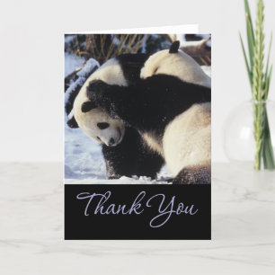 Cartes de Merci de panda