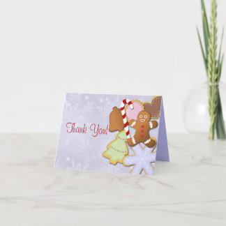 Cartes de Merci de partie d'échange de biscuit -