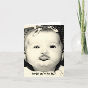 Cartes de Merci de photos d'amusement pour des