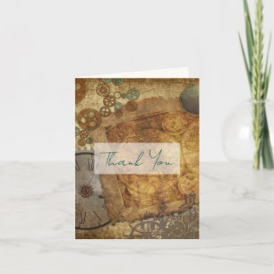 Cartes de message Mariage Steampunk