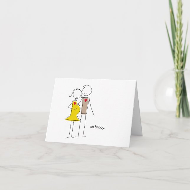 Cartes de naissance bébé (Devant)