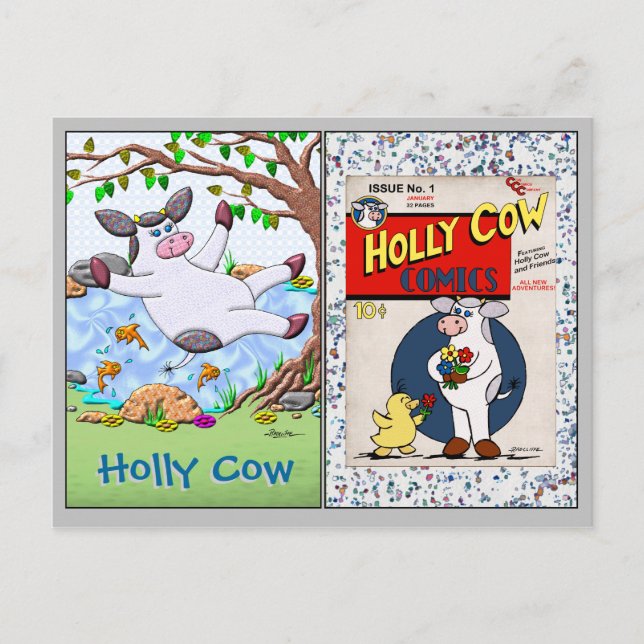 Cartes de négociation collective Holly Cow #1 et # (Devant)