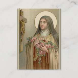 Cartes de neuvaine vintage de Sainte-Thérèse la pe
