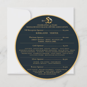 Cartes de niveau de parrainage pour table