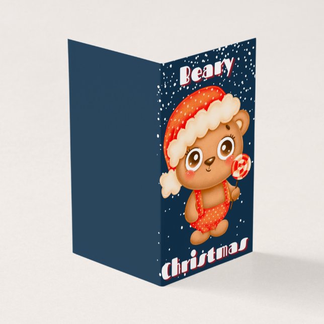 Cartes de Noël 25 pack Bear (Outside)