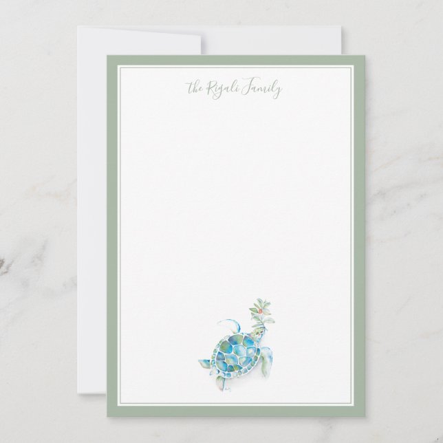 Cartes de Noël à l'aquarelle sur le thème de la me (Devant)