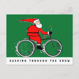 Cartes de Noël à vélo