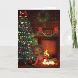 Cartes de Noël afro-américaines vintages