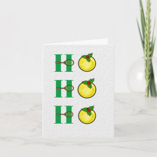 Cartes de Noël Boules de Tennis Drôles