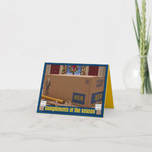 Cartes de Noël britanniques amusantes pour les Bri