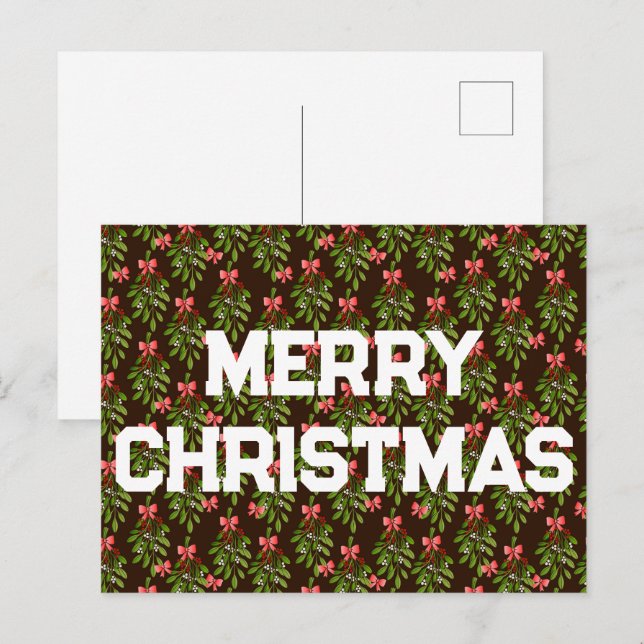 Cartes de Noël - Carte postale de vacances (Devant / Derrière)