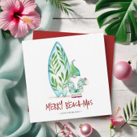 Cartes de Noël Côtières Mignonnes