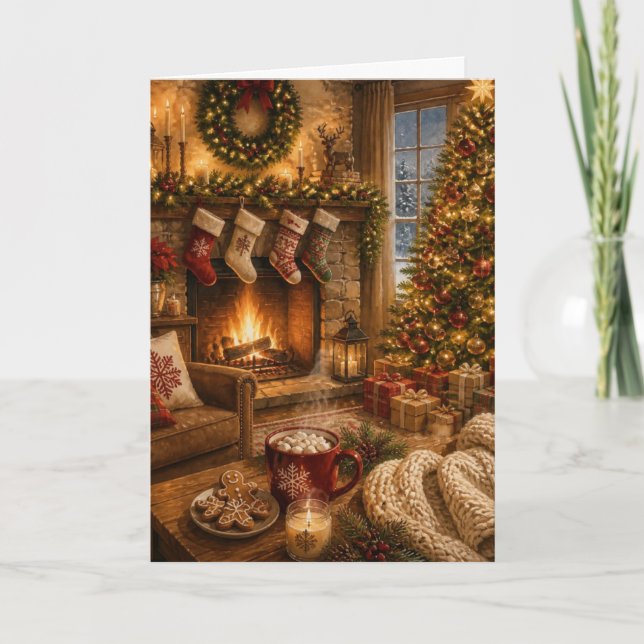 Cartes de Noël Cozy (Devant)