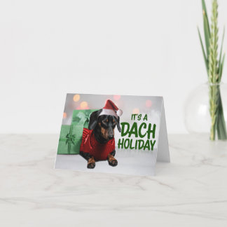 Cartes de Noël Dachshund