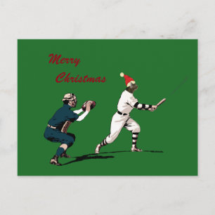 cartes de noël de baseball