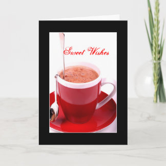 Cartes de Noël de chocolat chaud