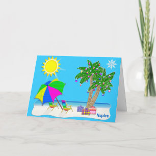 Cartes de Noël de Naples la Floride. 