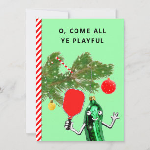 Cartes de Noël de Pickleball