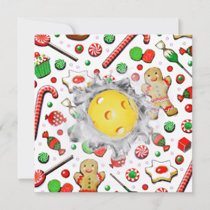 Cartes de Noël de Pickleball