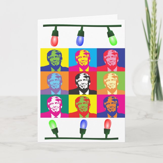 Cartes de Noël drôles de Donald Trump (Devant)