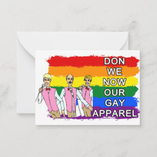 Cartes de Noël du Chœur d'Hommes Gays
