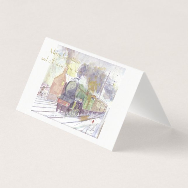 Cartes de Noël écossaises volantes (Front)