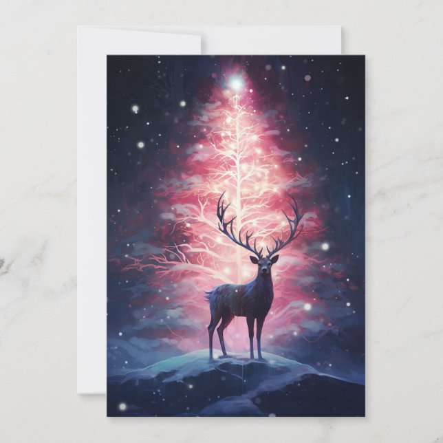 Cartes de Noël imprimables - Carte de Noël numériq (Devant)