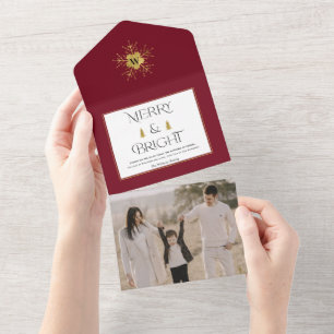 Cartes de Noël Joyeuses et Lumineuses