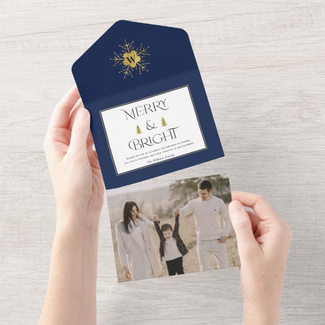 Cartes de Noël Joyeuses et Lumineuses (Déchirure)