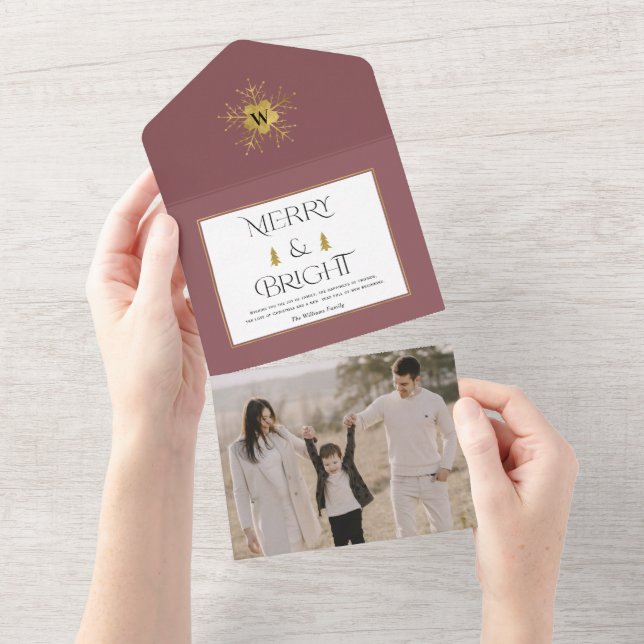 Cartes de Noël Joyeuses et Lumineuses (Déchirure)