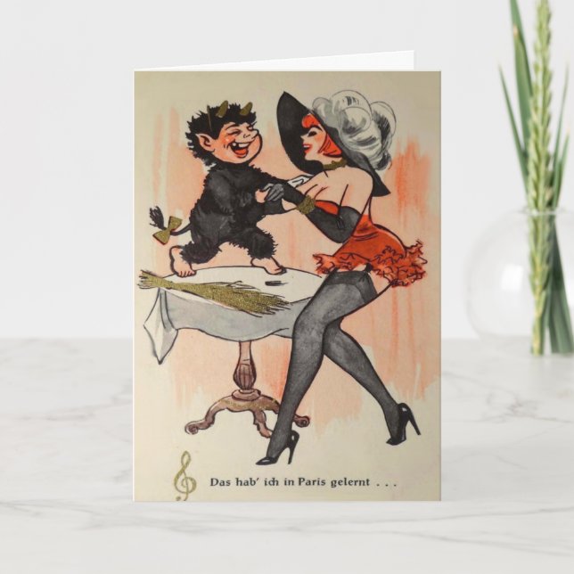 Cartes de Noël Krampus (Devant)