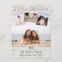 Cartes de Noël Nautiques Arrière - plan photo en b