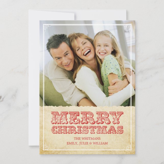 Cartes de Noël occidentales (Devant)