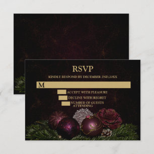 Cartes de Noël Ornements Roses Feuilles Vertes Noi