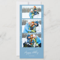 Cartes de Noël ou de Fêtes Multi Photo Rétro Films