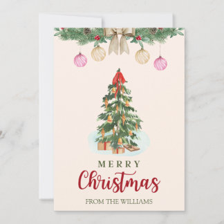 Cartes de Noël personnalisées Carte de Noël person