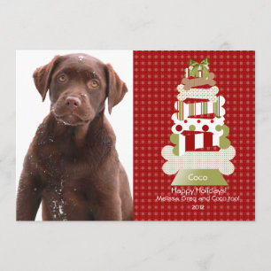 Cartes de Noël pour animaux Stock d'invitation d