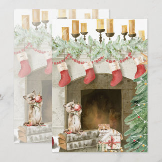 Cartes de Noël pour chats amusantes 4