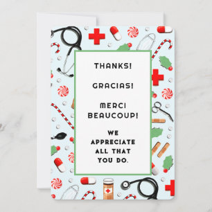 Cartes de Noël pour infirmières