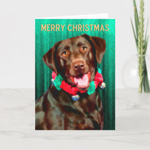 Cartes de Noël pour Retriever Labrador