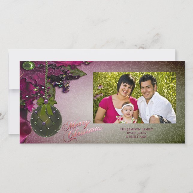 Cartes de Noël Red Green vintage (Devant)