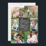 Cartes de Noël Star of Wonder avec six photos<br><div class="desc">Utilisez nos cartes de Noël verticales avec six photos et le libellé "Star of Wonder Star of Night" et l'arrière - plan de tableau noir pour souhaiter à vos amis et à votre famille un joyeux Noël. BONUS : Le dossier à motifs peut être changé en un motif et une...</div>