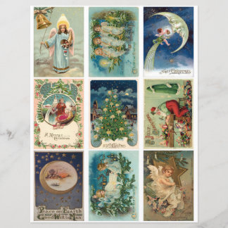 Cartes de Noël victoriennes