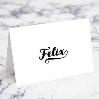 Cartes de nom de lieu avec écriture Bold Brush X S