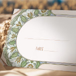Cartes de nom Mariage Table Vintage Art Nouveau<br><div class="desc">Cartes de nom Table Mariage Art Nouveau Vintage par Alphonse Mucha dans un design floral, romantique et fantaisiste. Les fleurs victoriennes complètent les polices art déco classiques. Entrez vos informations personnalisées, et vous avez terminé. Si vous souhaitez modifier la conception, cliquez simplement sur le bouton bleu "Customiser". Merci tellement pour...</div>