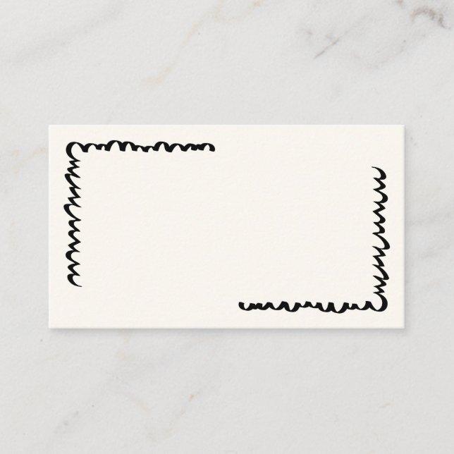 Cartes de nom Whimsical Vintages (Devant)