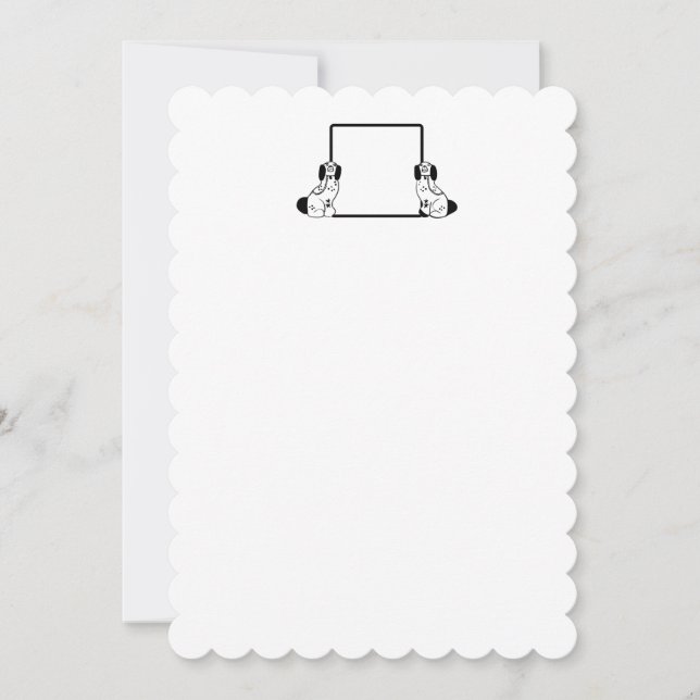 Cartes de note de chien du Staffordshire de (Devant)