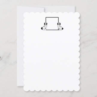 Cartes de note de chien du Staffordshire de