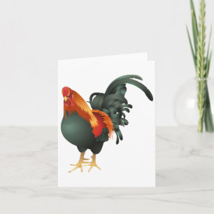 Cartes de note de coq
